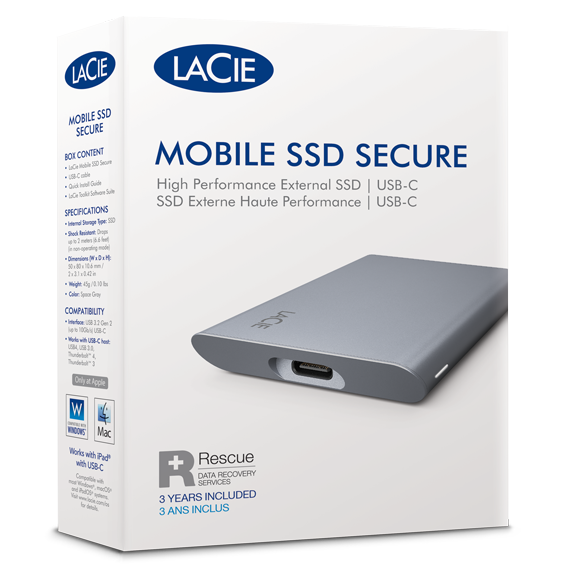 forening grit Stå sammen LaCie Mobile SSD Secure with USB-C | LaCie US