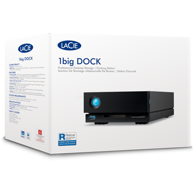 externe Festplatte für MAC und PC LaCie 1big Dock HDD 4 TB Card Reader USB STHS4000800 Thunderbolt 3
