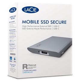 LaCie Mobile Drive 2 To Gris sidéral - Disque dur externe USB-C 2,5