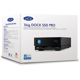 Lacie - LaCie 1big Dock disque dur externe 16000 Go Noir - SSD
