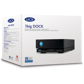 LaCie 1big Dock disque dur externe 4000 Go Noir STHS4000800 pas cher